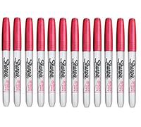 Sharpie Fine Point Metallic Permanent Marker Ruby Red 12 Pack