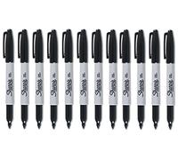 Sharpie Fine Point Permanent Marker Black 12 Pack