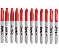 Sharpie Fine Point Permanent Marker Colour Burst Racey Red 12 Pack