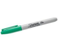 Sharpie Fine Point Green Fine Point Permanent Marker - Permanent Markers (Green, Fine Point, Multicoloured, Fine, Multi, Paper, Plastic, AP)