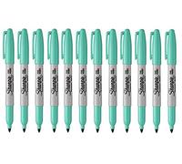 Sharpie Fine Point Permanent Marker Jetset Jade 12 Pack