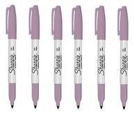 Sharpie Fine Point Permanent Marker Pen Purple Fluorite 6 Pack