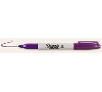 Sharpie fine point permanent marker pen purple ink colour x 1 single