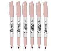 Sharpie Fine Point Permanent Marker Pen Rose Quartz 6 Pack