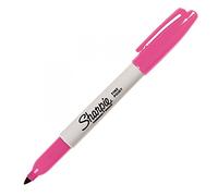 SHARPIE Fine Point Permanent Marker Pink Fine Tip - Permanent Markers (Pink, Fine Tip, Multicoloured, Fine, Metal, Paper, Plastic, AP)