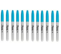 Sharpie Fine Point Permanent Marker Techno Blue 12 Pack