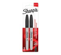 Sharpie Permanent Markers | Fine Point for Bold Details | Black Ink | 2 Marker Pens