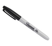 Sharpie Fine Tip Permanent Marker Pen Black Pack of 1