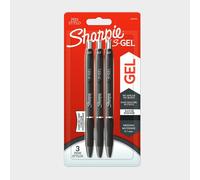 Sharpie Gel Pens 3 Pack, Black One Size