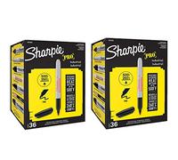 Sharpie Industrial Permanent Marker, Fine Bullet Tip, Black (72)