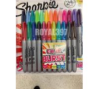 Sharpie Permanent Markers – Colour Burst & Assorted Original – Fine Point – 24 Pack
