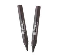 Sharpie M15 Permanent Markers - Black Bullet Tip Marker Pens, Durable 2mm Bold Point Markers, Long Lasting Ink & Quick Drying Marker for Metal, Plastic, Wood & Cardboard | Pack of 2