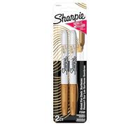 Sharpie Metallic Fine Point Permanent Markers 2/Pkg-Gold