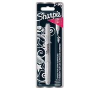 Sharpie Permanent Markers Twin Tip Blister Black (12 Pack) S0811100