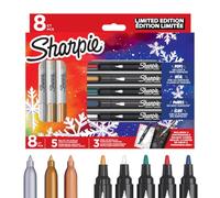 Sharpie Metallic Permanent Markers & Creative Marker Pens Gift Set, 8 Count