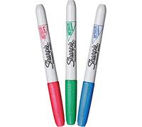 Sharpie Metallic Permanent Markers | Fine Point | Assorted Colours | 3 Count