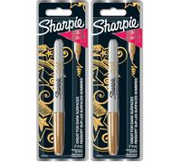 Sharpie Metallic Permanent Markers | Fine Point for Bold Details | Gold | 1 Marker Pe