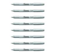 Sharpie Metallic Permanent Markers |Silver | Fine Point | 8 Count