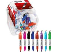 Sharpie Mini Permanent Marker Pens Fine Tip Assorted Pack of 72 Pocket Size
