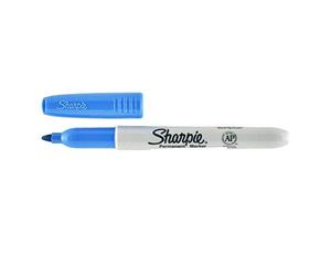 Sharpie Newell Brands, Permanent Marker, Fine Point, Metallic Blue Marker (2029672)