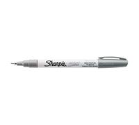Sharpie Oil-Based Paint Marker, Extra Fine Point, Metallic Silver, 1 Count - Great for Rock Painting