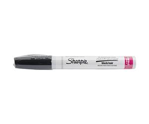 Sharpie Oil-based Paint Marker - Medium Marker Point Type - Black Ink - 1 Each Each