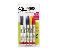 Sharpie Oil-Based Paint Markers Fine Point Assorted Colors 5 Count (37371pp)