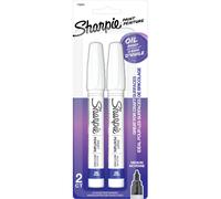 Sharpie Oil-Based Paint Markers Medium Point White 2 Pack