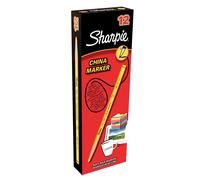 Sharpie Peel-off Unwraps To Sharpen China Wax Marker Pencil - Yellow (Pack of 12)