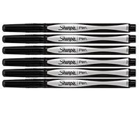 Sharpie Pen Fine Point Pen, 6 Black Pens (1742663)