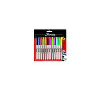 Sharpie Permanent Marker Fine Assorted (12 Pack)