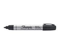 Sharpie Permanent Marker Fine Bullet - 1.0 mm Black Non Refillable Pack of 12