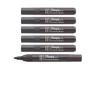 Sharpie Permanent marker M15 black marker - S0192584 - Pack of 6