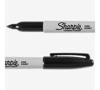 Sharpie : Permanent Marker Pen : Black : Fine Point