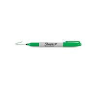 Sharpie Permanent Marker Pen Fine Tip Green Pack of 12 (S0810960)
