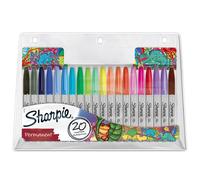 Sharpie Permanent Marker Set Exclusive Colour Assortment Fine Point 20 Cou