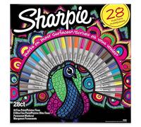 Sharpie Permanent Marker Set | Exclusive Colour Assortment | Fine & Ultra Fine Points | 28 Count