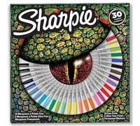 Sharpie Twin Tip Permanent Markers | Fine & Ultra-Fine Points | Assorted Colours | 8 Marker Pens