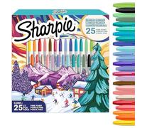 Sharpie Permanent Marker Set | Limited Edition Holiday Colour Assortment | Fine Point | 25 Marker Pens