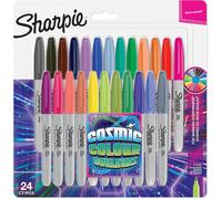 Sharpie Permanent Markers - Cosmic Colour Limited Edition (Fine Point, 24 Count)