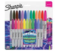 Sharpie Permanent Markers | Fine Point | Cosmic Colour | Limited Edition | 24 Count