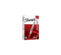 Sharpie Permanent Markers | Fine Point | Red | 12 Count