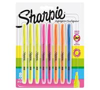 Sharpie Pocket Highlighters | Chisel Tip | Assorted Fluorescent | 8 Count