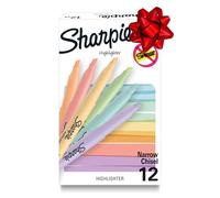 Sharpie Pocket Highlighters Mild Pastel Colors Assorted Chisel Tip 12 Count