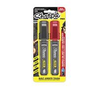 Sharpie PRO Permanent Marker, Medium, Chisel Tip, Assorted Colors, Black and Red 2-Count (2018333)