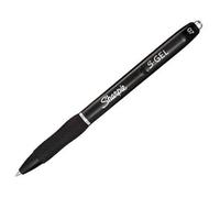 Sharpie S-Gel Gel Pens Medium Point (0.7mm) Black Ink 12 Count Black Bar