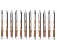 Sharpie S-Gel 0.5mm Gel Pen Champagne Metal with Black Ink 12 Pack of Pens