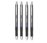 Sharpie S-Gel 0.7mm Gel Pen with Blue Ink in Gun Metal Grey 4 Pack