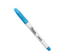 Sharpie S-Note Creative Marker - Highlighter Chisel Tip Scuba Blue Ink | Water-Based Pastel Marker | Dual-End for Highlighting, Drawing, Journaling & More | Single Count