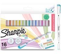 Sharpie S-Note Duo Highlighters | Dual Ended Pastel Creative Markers | Bullet &
